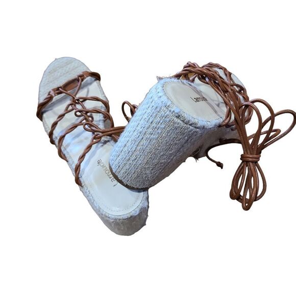 Revolve Larroude Coco Sandal in Caramel - Picture 6 of 10